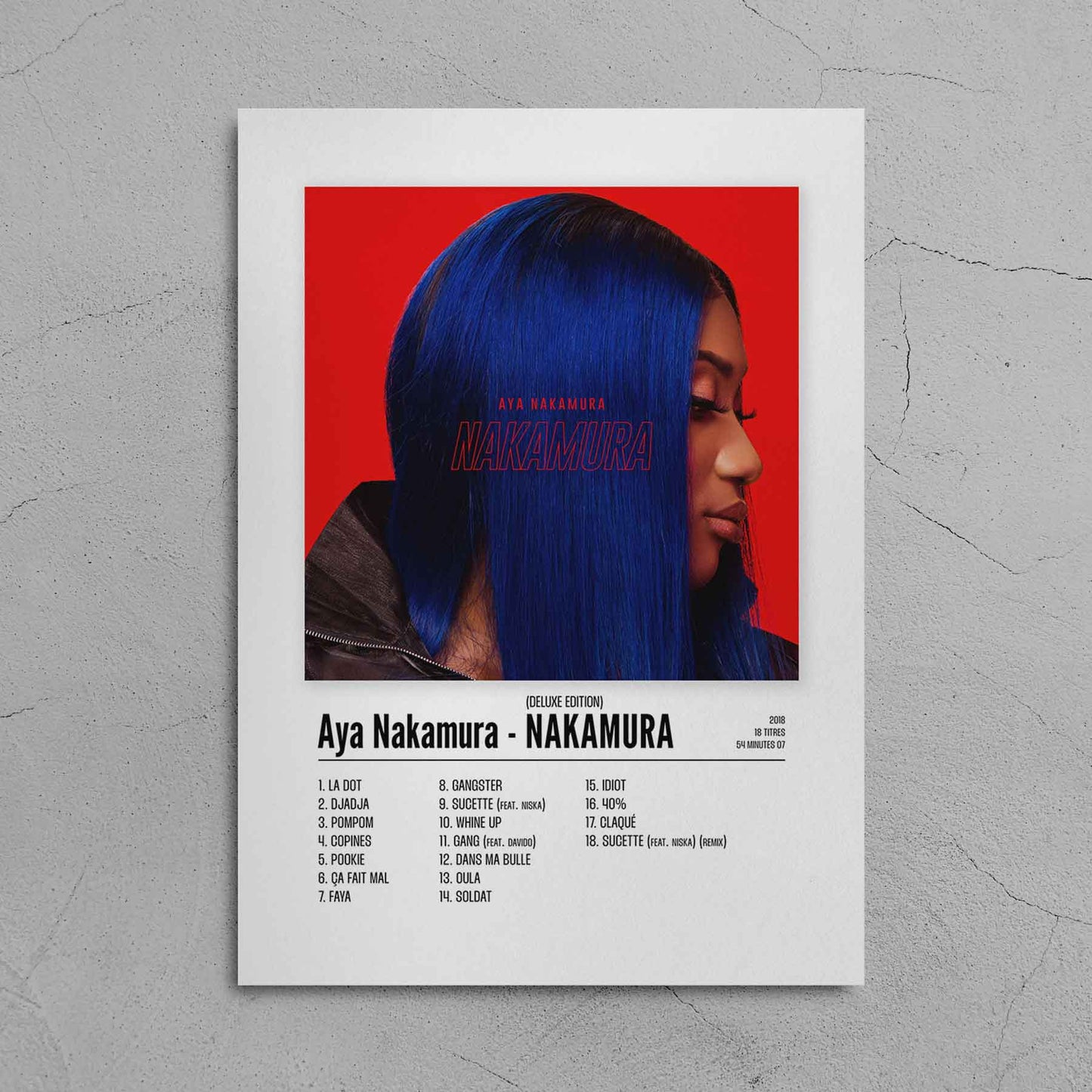 Poster Aya Nakamura - NAKAMURA (Deluxe Edition) - Top Frame