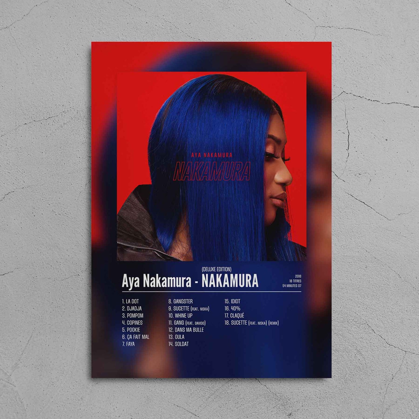 Poster Aya Nakamura - NAKAMURA (Deluxe Edition) - Top Frame