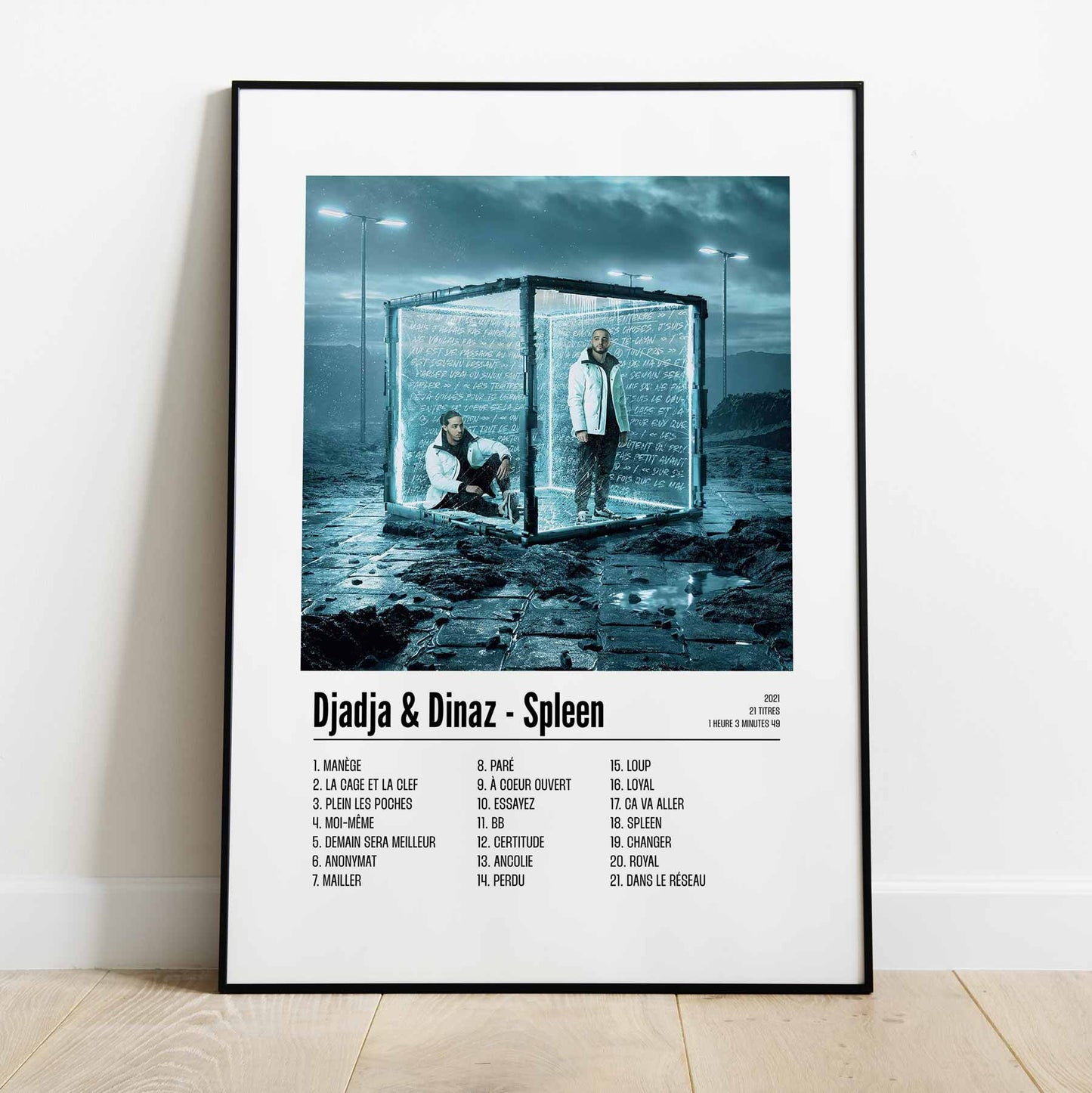 Poster Djadja & Dinaz - Spleen - Top Frame