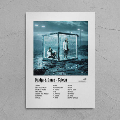 Poster Djadja & Dinaz - Spleen - Top Frame