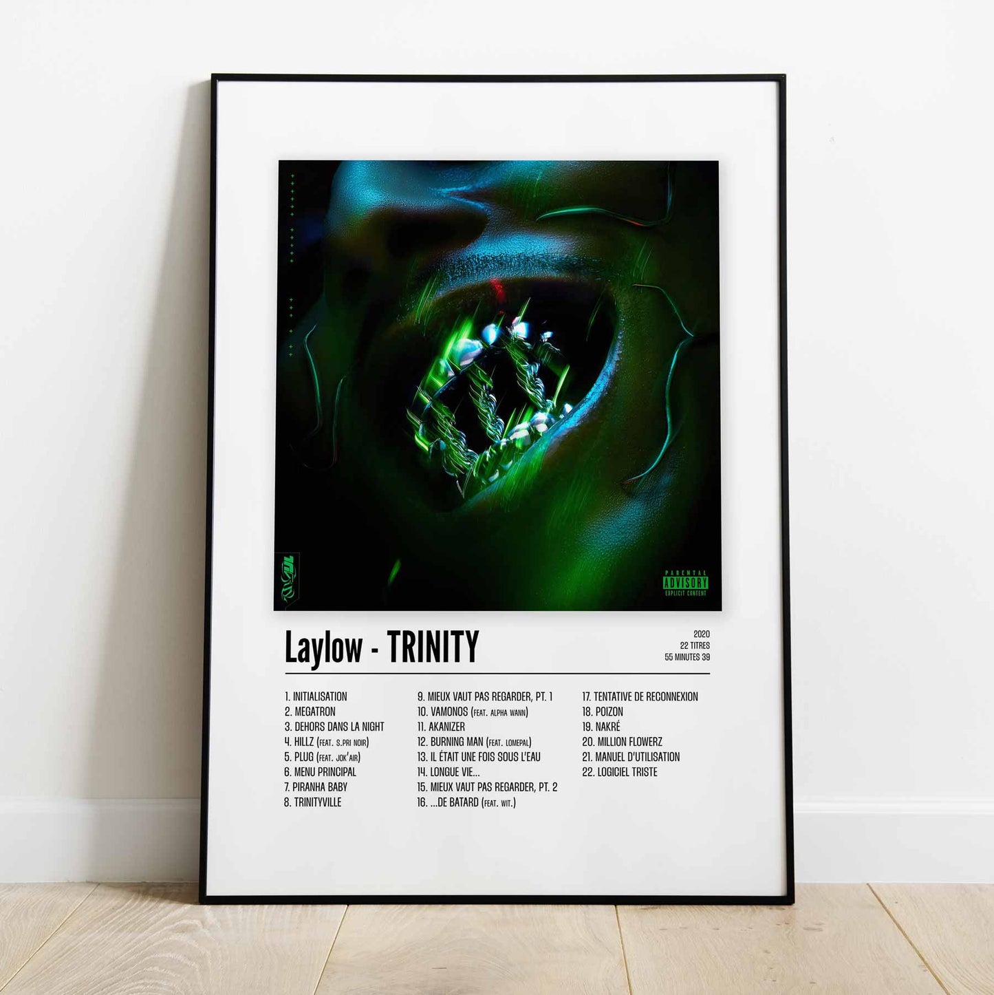 Poster Laylow - TRINITY - Top Frame