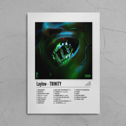 Poster Laylow - TRINITY - Top Frame