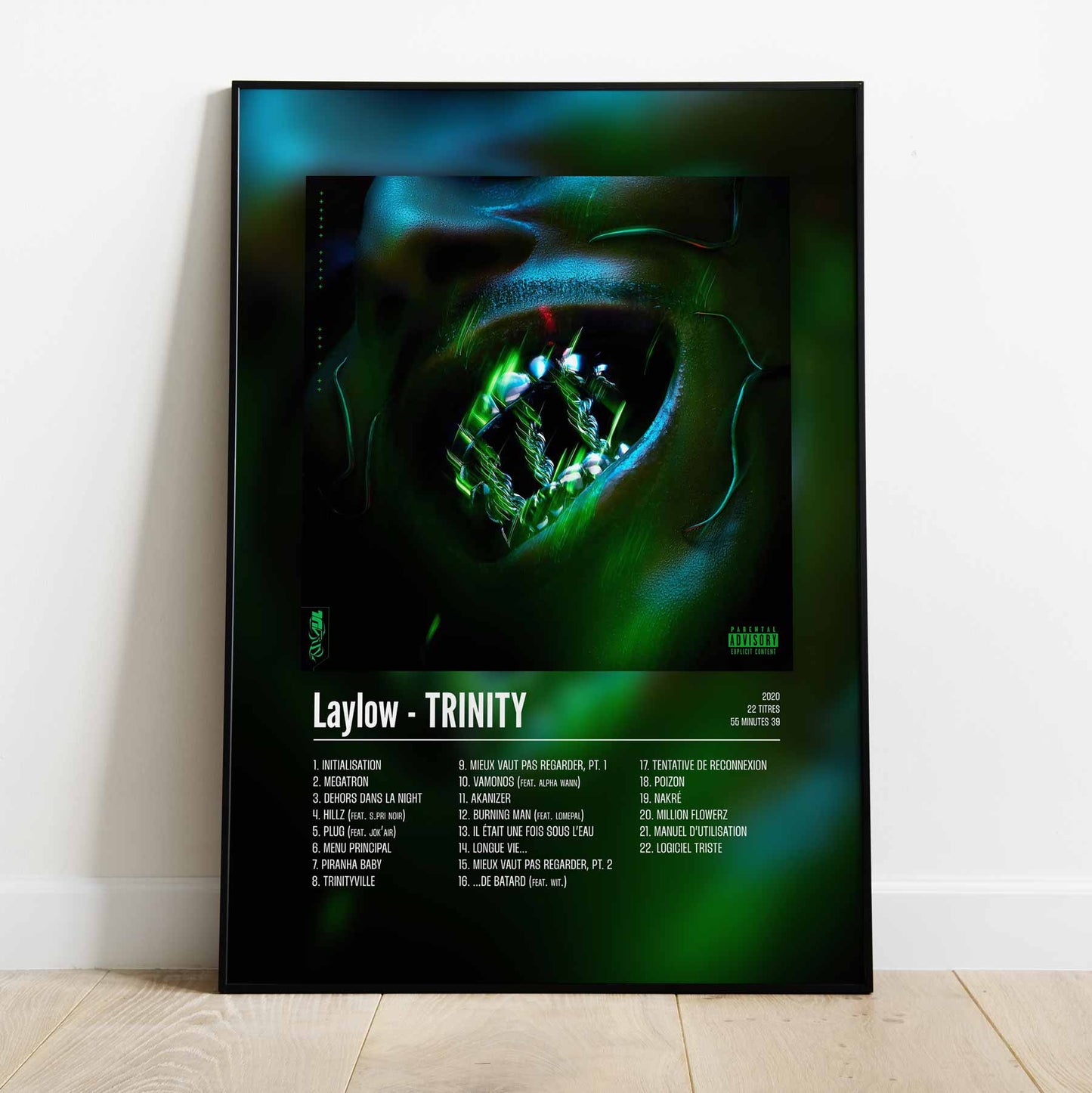 Poster Laylow - TRINITY - Top Frame