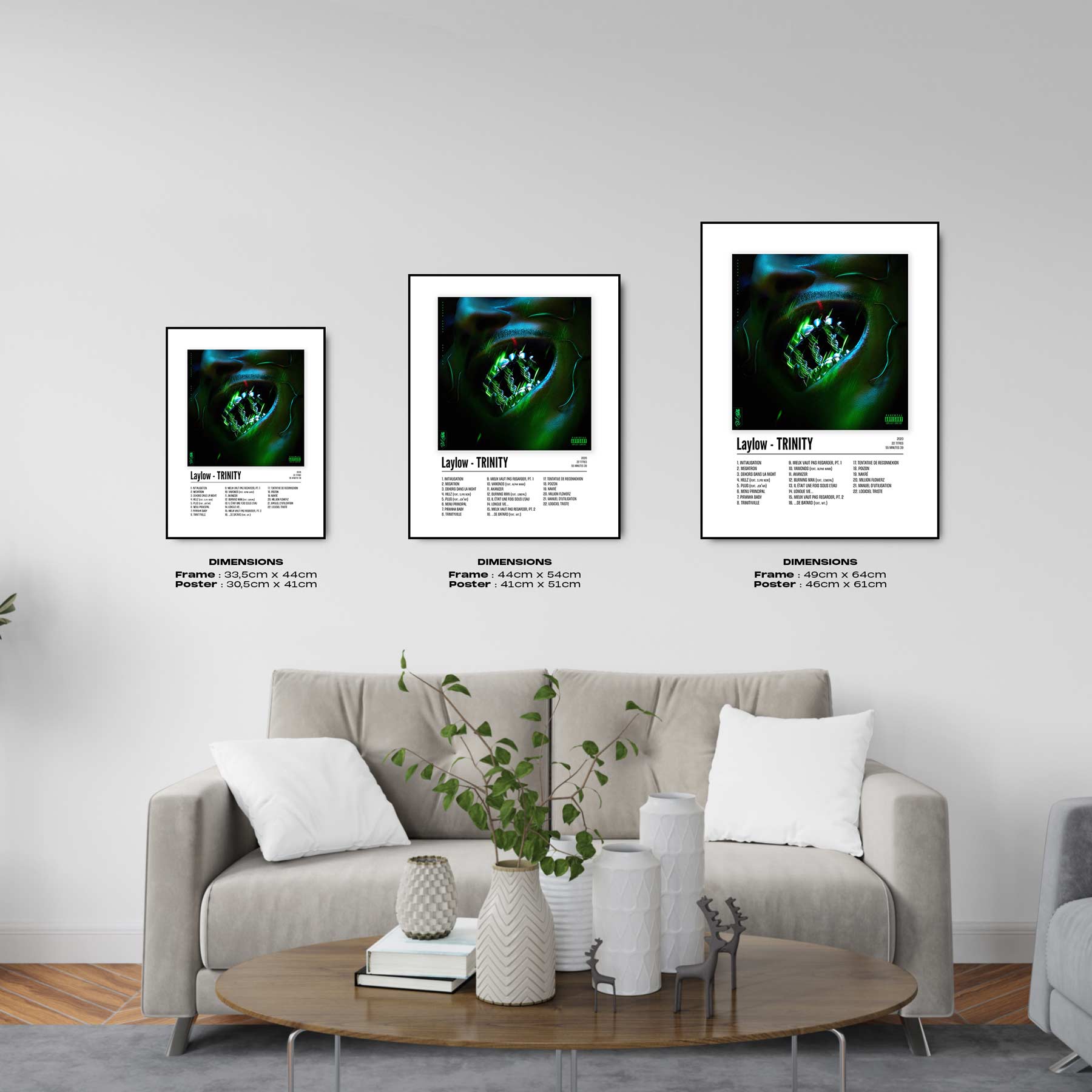 Poster Laylow - TRINITY - Top Frame