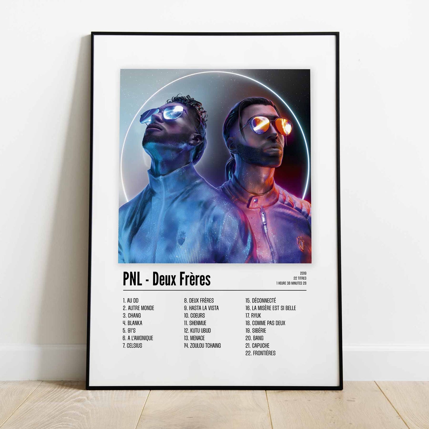 Poster PNL - Deux Frères - Top Frame